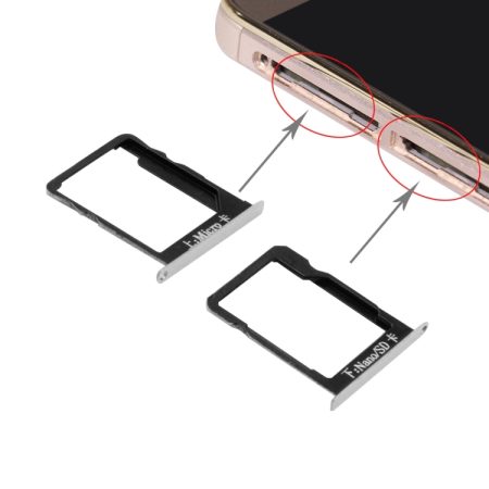 Voor Huawei Mate 7 SIM-kaartlade en Micro SD-kaartlade