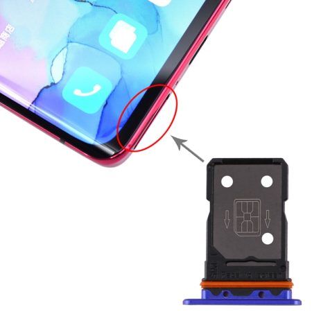 Voor OPPO Reno3 Pro 5G / Find X2 Neo simkaarthouder