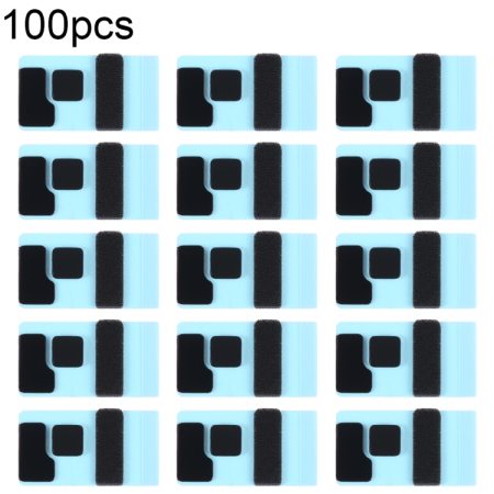 100/Set LCD zwarte sticker voor iPhone 14 / 14 Plus