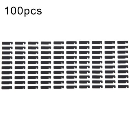 Voor iPhone 15 Pro Max 100sets LCD-zijde zwarte zelfklevende sticker(03)