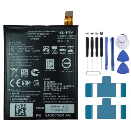 BL-T19 Li-ion polymeer batterij voor LG Nexus 5X H791 H798 H790