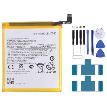 Voor MOTOROLA MOTO G8 / MOTO G8 PLAY XT2045-1 / XT2015 / XT2015-2 4000 MAH Vervanging Li-polymeerbatterij KG40