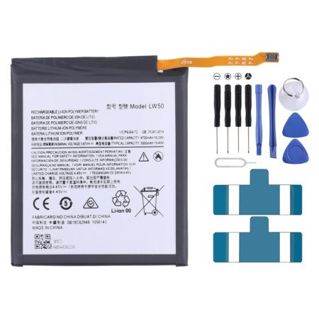 Voor Motorola Edge + 5000 MAH-vervanging Li-polymeerbatterij LW50