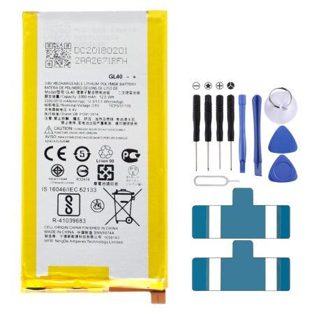 3300 mAh Li-Polymeer Batterij GL40 voor Motorola Moto Z Play / XT1635 / XT1635-01 / XT1635-02 / XT1635-03