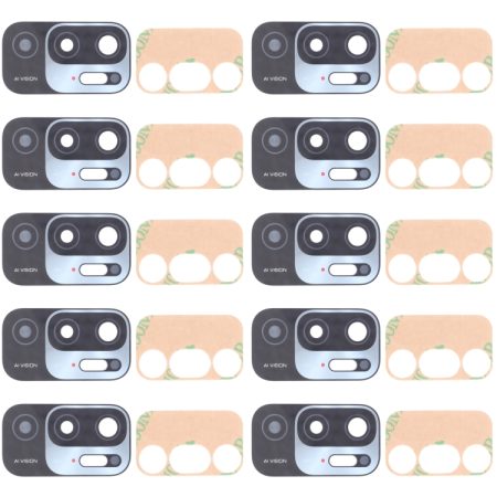 10 stuks cameralens aan de achterkant voor Xiaomi Redmi Note 10T 5G