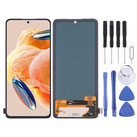 Voor Xiaomi Redmi Note 12 Pro 4G OLED-materiaal LCD-scherm en Digitizer Volledige montage