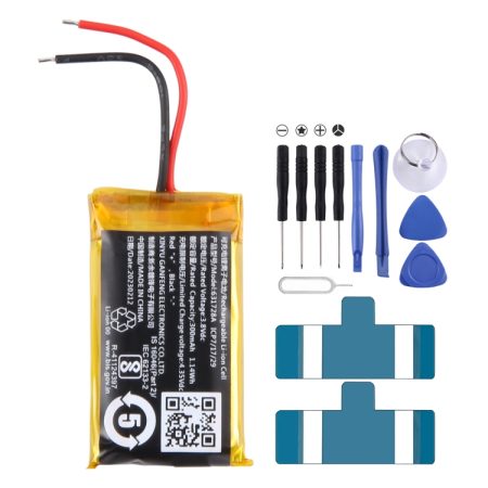 3.8V 300mAh 631728A Batterij Vervanging, Twee Draads Lassen