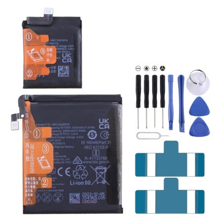 Vervanging van de batterij voor Huawei P50 Pocket BAL-AL00 / Pocket S BAL-AL60 HB515668EFW HB513341EFW