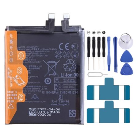 Batterijvervanging voor Huawei P50 Pro JAD-AL00 JAD-AL60 4360mAh HB536479EFW