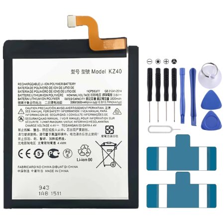 Li-Polymeer Batterij Vervanging tbv, KZ40, JK50, MH60, MT45, MB50, BL-T42, BL-T46, BL-T37, BL-T43, BL-T52, BL-T47, BL-T44, BL-T45, BL-T49