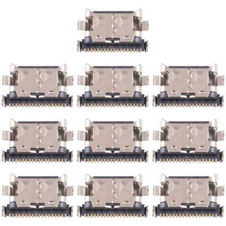 10 stuks laadpoortconnector, For Samsung Galaxy F13 SM-E135F, For Samsung Galaxy Quantum 2 SM-A826, For Samsung Galaxy Xcover SM-G525F