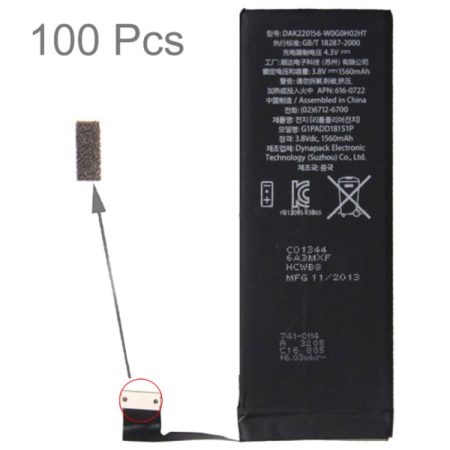 100st sponsschuim pad voor iPhone 5s batterij