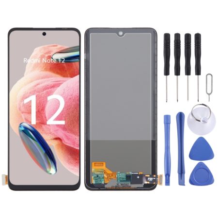 Voor Xiaomi Redmi Note 12 4G TFT LCD-scherm met Digitizer Volledige montage, ondersteunt geen vingerafdrukidentificatie